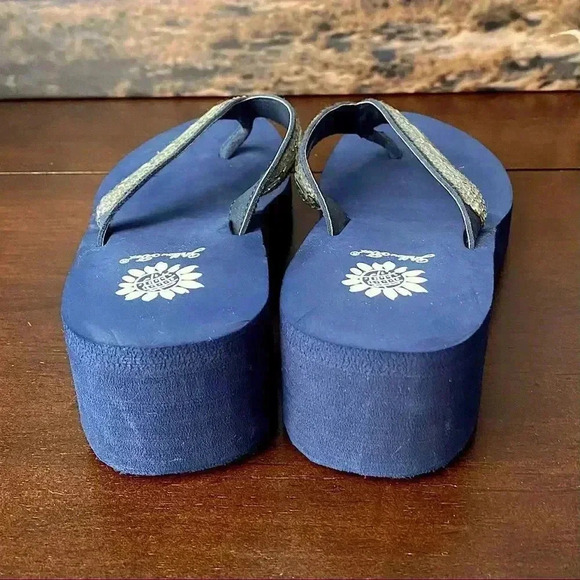 Yellow Box Platform Wedge Sandals - Picture 5 of 10